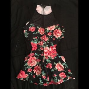 Floral print tank top